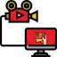 video n deisgn collaterals icon