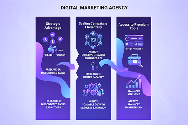 Freelancer vs. Digital Marketing Agency Whats Better for Your stock img 1