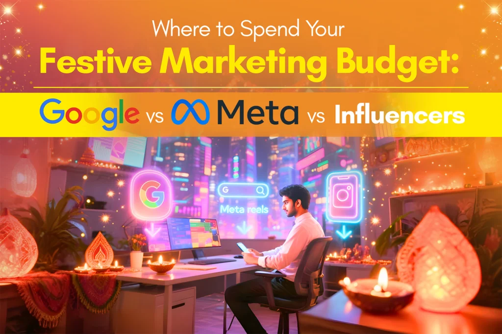 Where to Spend Your Festive Marketing Budget: Google vs Meta vs Influencers