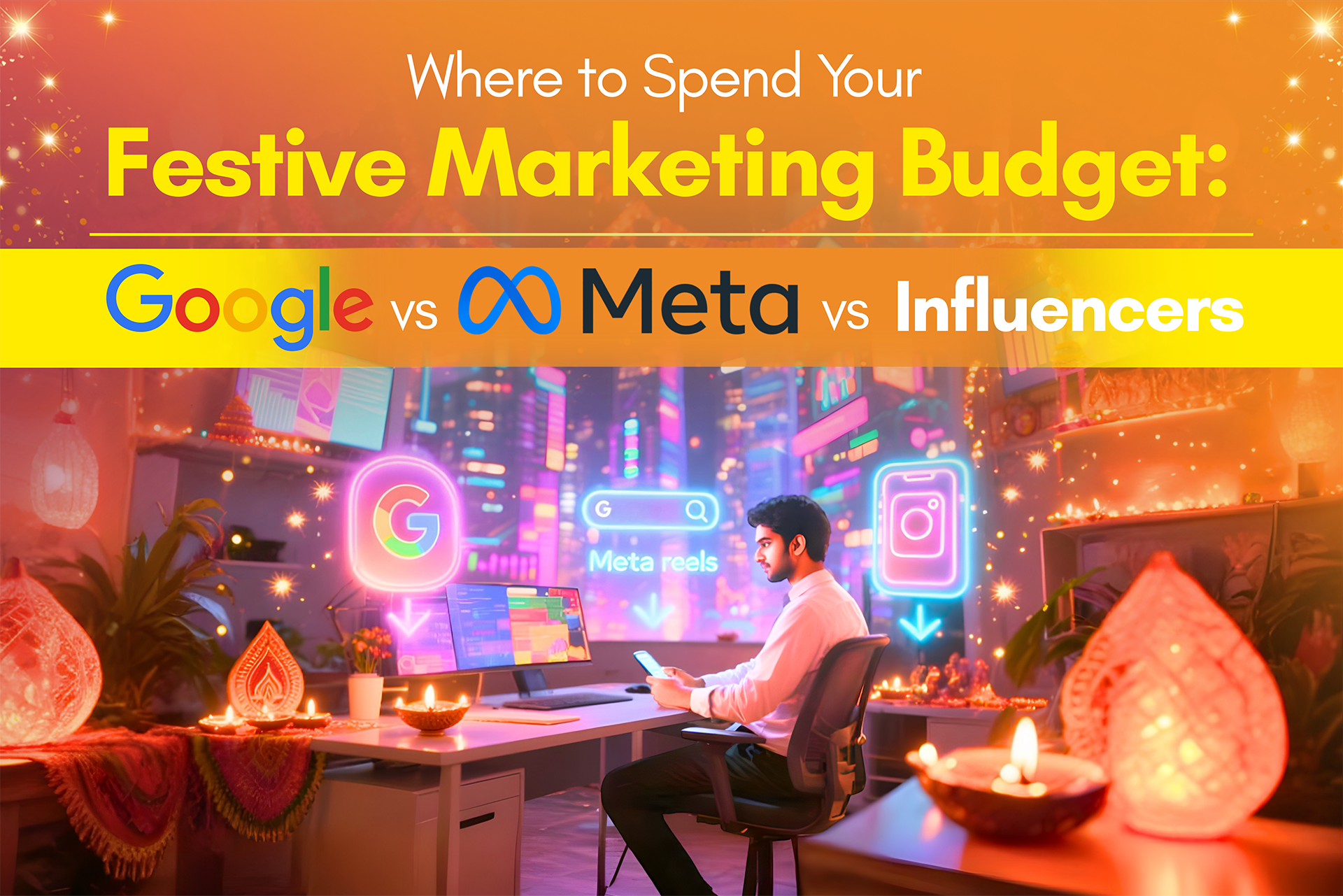 Where to Spend Your Festive Marketing Budget Google vs Meta vs Influencers