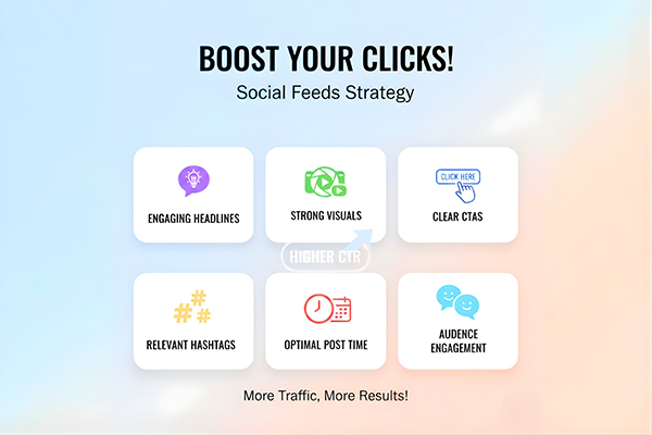 How to Improve CTR Click Through Rate from Search Results Social Feeds stock img 3